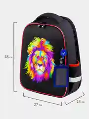 Рюкзак школьный для мальчика, детский портфель ортопедический Brauberg 2 отделения, 270618