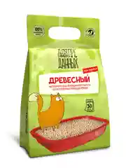 Наполнитель "Для самых преданных", древесный из лиственных пород деревьев, 10 л