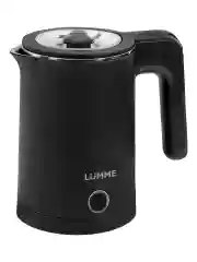 Черный чайник электрический LUMME LU-KT4113A металлический, 1 л, эффект термоса, черный