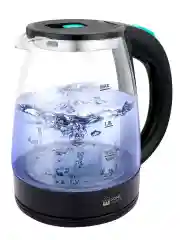 Черный чайник электрический стеклянный Home Element HE-KT185 1800Вт с подсветкой 2,0 л