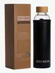 Бутылка для воды в чехле стеклянная