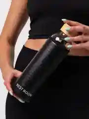 Бутылка для воды в чехле стеклянная