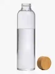 Бутылка для воды в чехле стеклянная