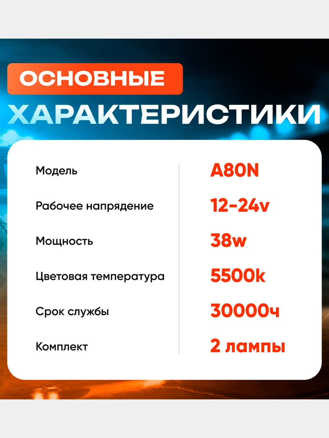 Черный светодиодные LED лампы для авто. Мини линзы лампы H7 A80N