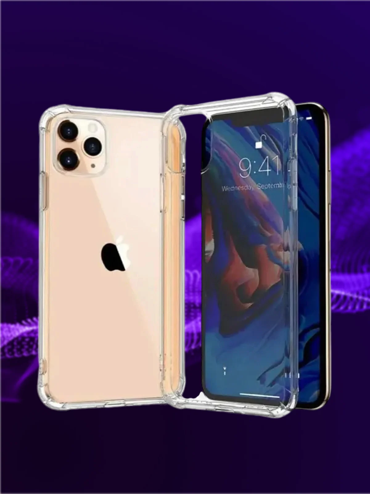Чехол на iPhone 11, XR, X, XS, 7, 8, SE, 6, 6S Plus, 12 Pro Max/mini, 13, усиленный, глянцевый силикон
