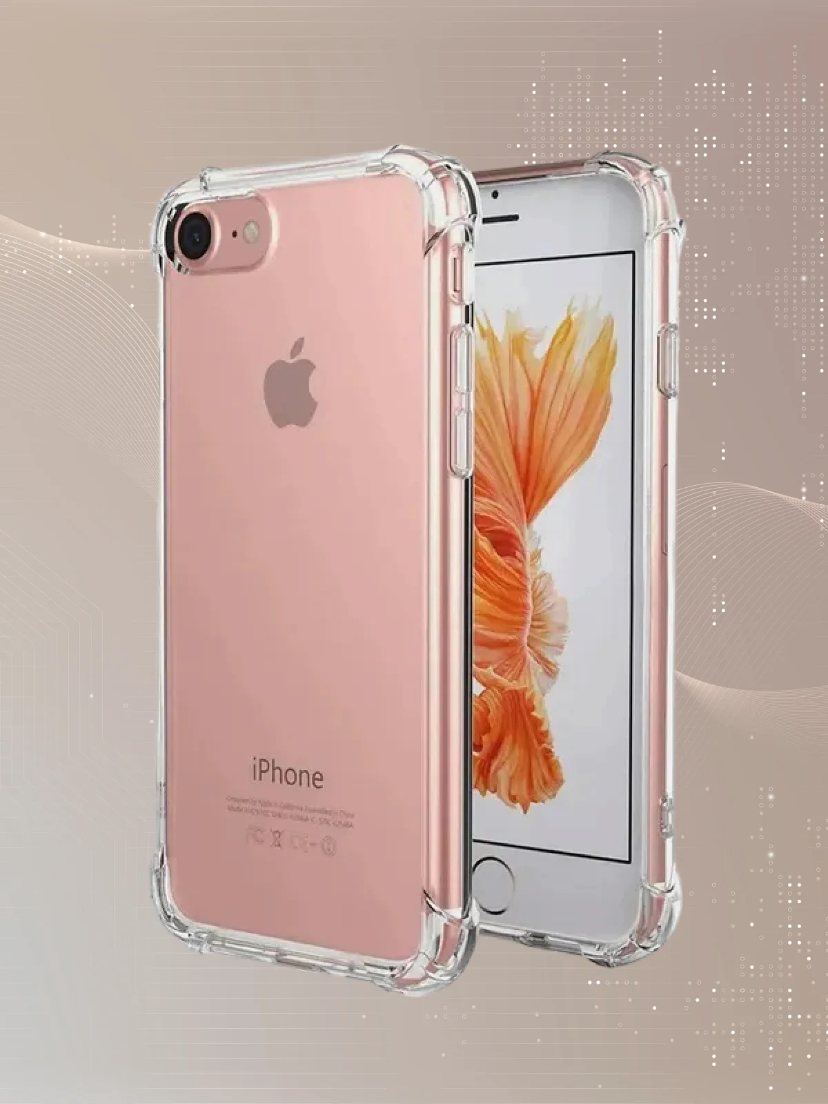 Чехол на iPhone 11, XR, X, XS, 7, 8, SE, 6, 6S Plus, 12 Pro Max/mini, 13, усиленный, глянцевый силикон