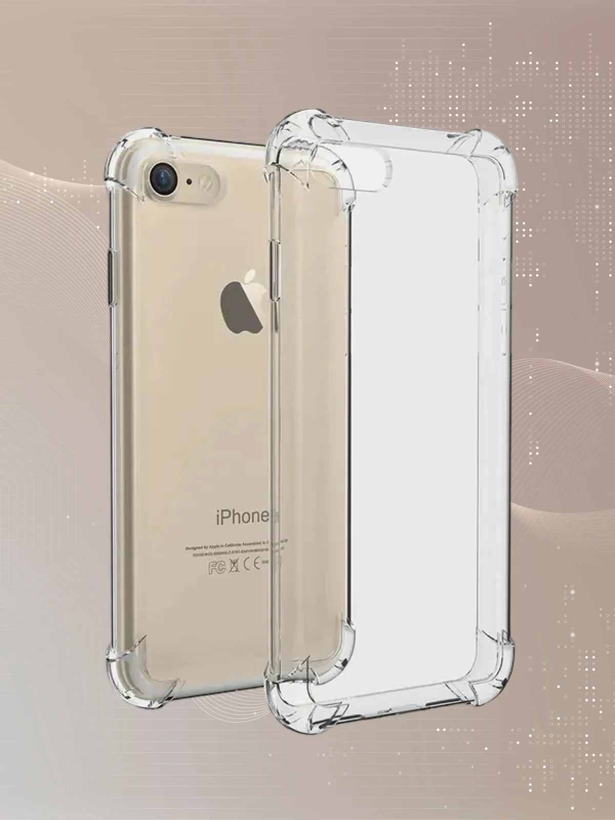 Чехол на iPhone 11, XR, X, XS, 7, 8, SE, 6, 6S Plus, 12 Pro Max/mini, 13, усиленный, глянцевый силикон