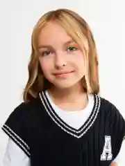Черный жилет детский для девочек Acoola Kelly, черный