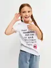 Футболка Acoola Unabi, детская, для девочек, белый