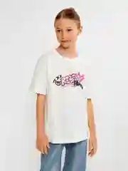 Молочный футболка детская Acoola Takao, для девочек