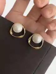 Серьги с жемчугом