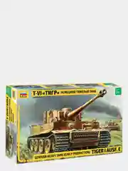 Сборная модель Немецкий тяжелый танк T-VI Тигр масштаб 1:35 КИТ пластик
