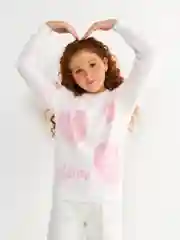 Джемпер для девочек Acoola Pearly, белый