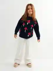 Джемпер детский для девочек Acoola Julieta, с принтом грибов