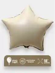Шар фольгированный 18" Звезда, Сердце