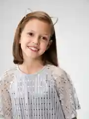 Ободок детский Acoola Ashley, серебристый