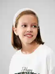 Ободок детский Acoola Gleanne, белоснежный