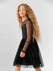 Черный платье детское Acoola Odyvan, для девочек, черный