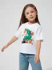Белый футболка детская Acoola Tripolli, для девочек