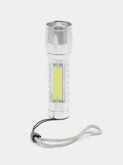 Фонарь карманный аккумуляторный. 2 режима (LED T6, COB, 10W)