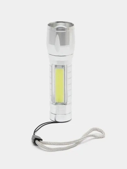 Фонарь карманный аккумуляторный. 2 режима (LED T6, COB, 10W)