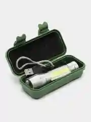 Фонарь карманный аккумуляторный. 2 режима (LED T6, COB, 10W)