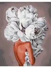 "Девушка - Нежность" алмазная мозаика на подрамнике, 40 х 50, "Art on Canvas"