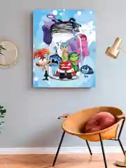 Головоломка Мультфильм Картина по номерам на холсте с подрамником 40х50 "Art on Canvas"
