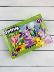 Пазл картонный для малышей Лунтик мультик 35 деталей