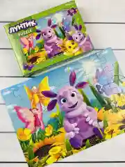 Пазл картонный для малышей Лунтик мультик 35 деталей