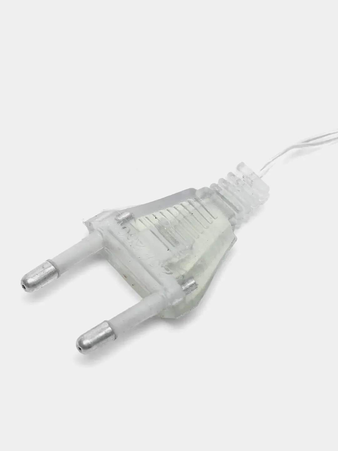 Белый звезда ёлочная 15 см, макушка для ёлки 10 LED, провод 1 метр, 220 В