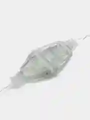 Белый звезда ёлочная 15 см, макушка для ёлки 10 LED, провод 1 метр, 220 В