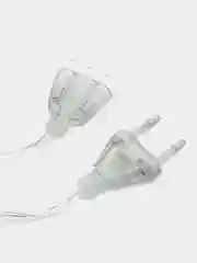 Белый звезда ёлочная 15 см, макушка для ёлки 10 LED, провод 1 метр, 220 В