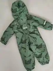 Зелёный хаки комбинезон детский мембрана Super Pogo Kids Ocean демисезонный / малыши