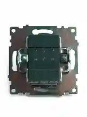 Переключатель STEKKER GLS10-7107-03, 2-клавишный механизм, 250В/10А, цвет серебро