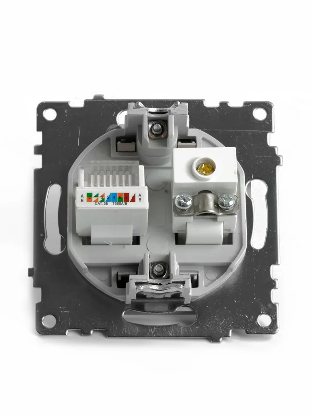 Розетка TV + компьютерная Stekker, GLS00-7106-02, RJ-45