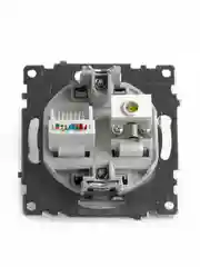 Розетка TV + компьютерная Stekker, GLS00-7106-02, RJ-45