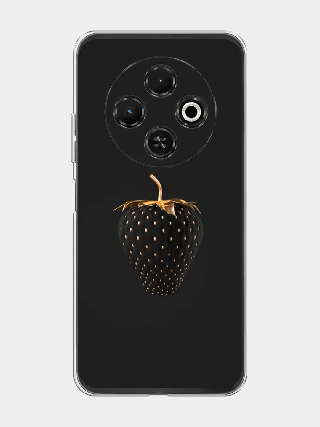 Разноцветный чехол на Tecno Spark 30C / Текно Спарк 30C прозрачный, с принтом, защита камеры