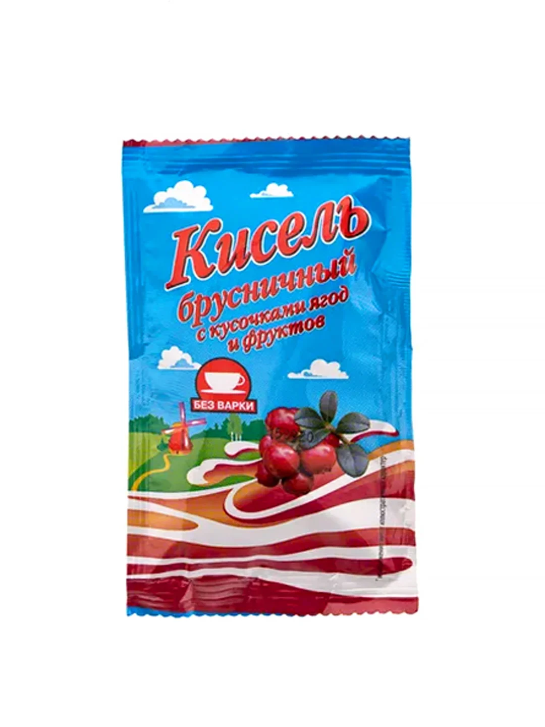 Кисель моментальный Радово, на натуральном соке, с фруктами и ягодами, 25 штук по 30 г