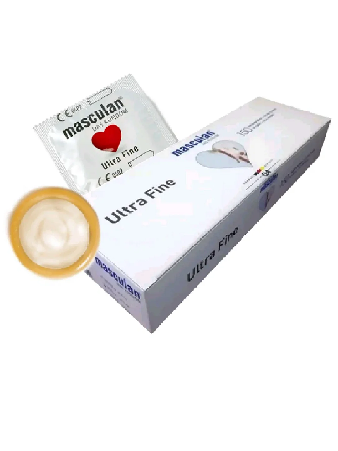 Презервативы Masculan Ultra Fine №150, особо тонкие с обильной смазкой, 150 шт. в упаковке