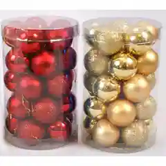 Новогодние елочные шары, набор шаров, елочные игрушки, набор 20 штук, диаметр 6 см