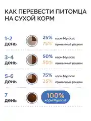 Mysticat - корм для кошек сухой 2 кг (с рыбой и рисом)