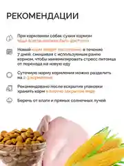 Dogsy - корм для собак, сухой, 3 кг, с курицей и рисом