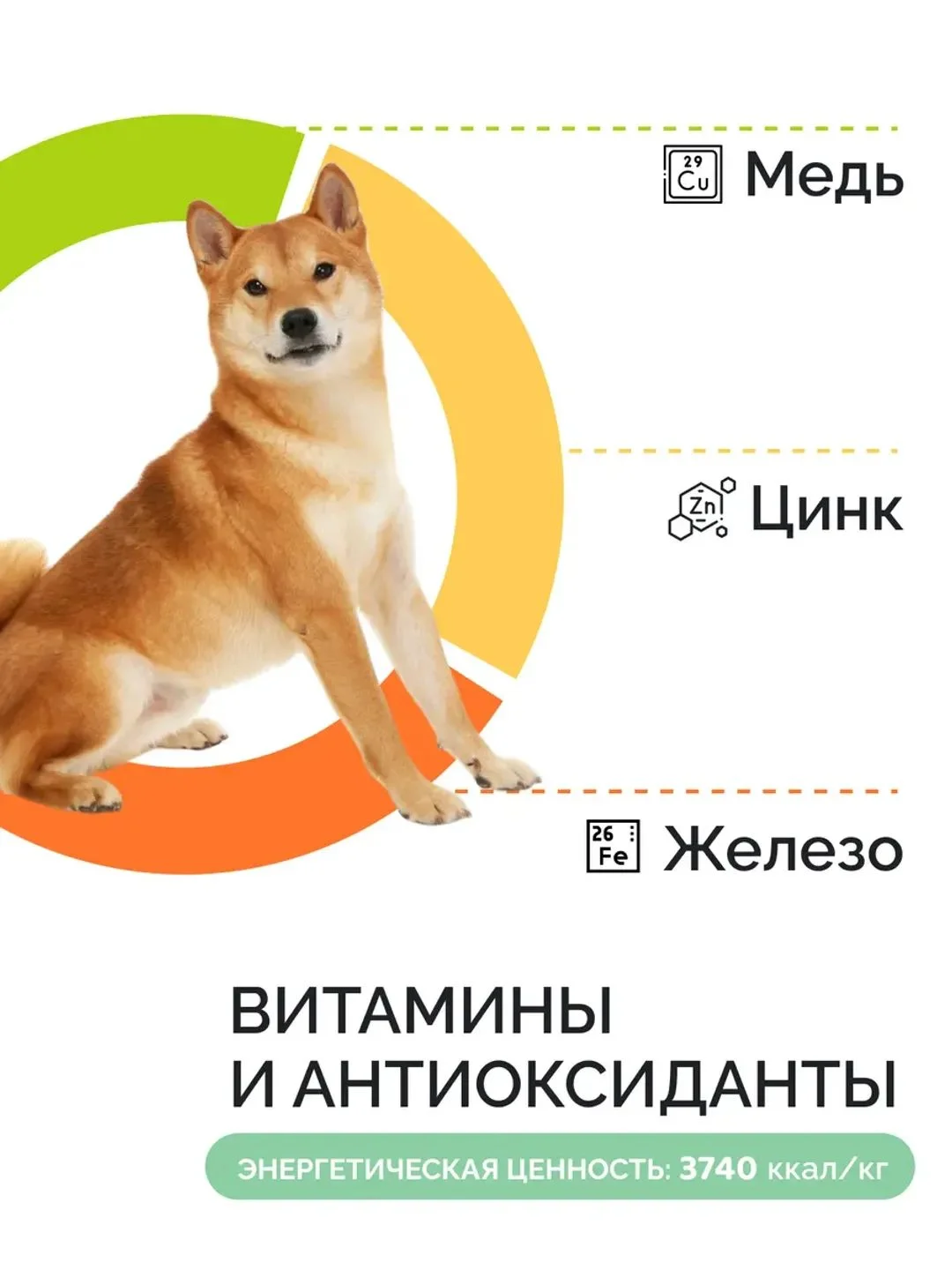 Dogsy - Корм для собак сухой 3 кг (с курицей, рисом и морковью)