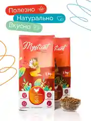 Mysticat - корм для кошек, сухой, 2 кг, с курицей и рисом