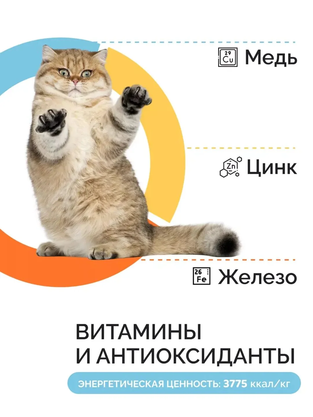 Mysticat - корм для кошек, сухой, 2 кг, с курицей и рисом