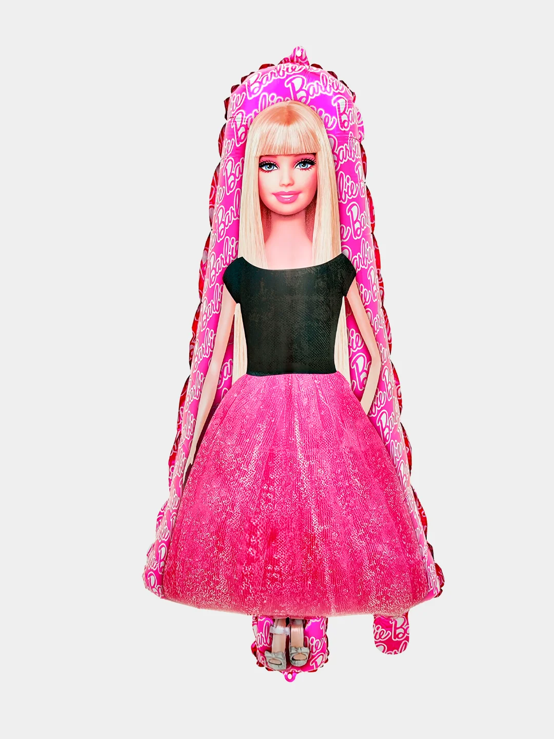 Красный шар воздушный Barbie /Барби с подругами/Фигура Barbie