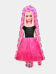 Красный шар воздушный Barbie /Барби с подругами/Фигура Barbie