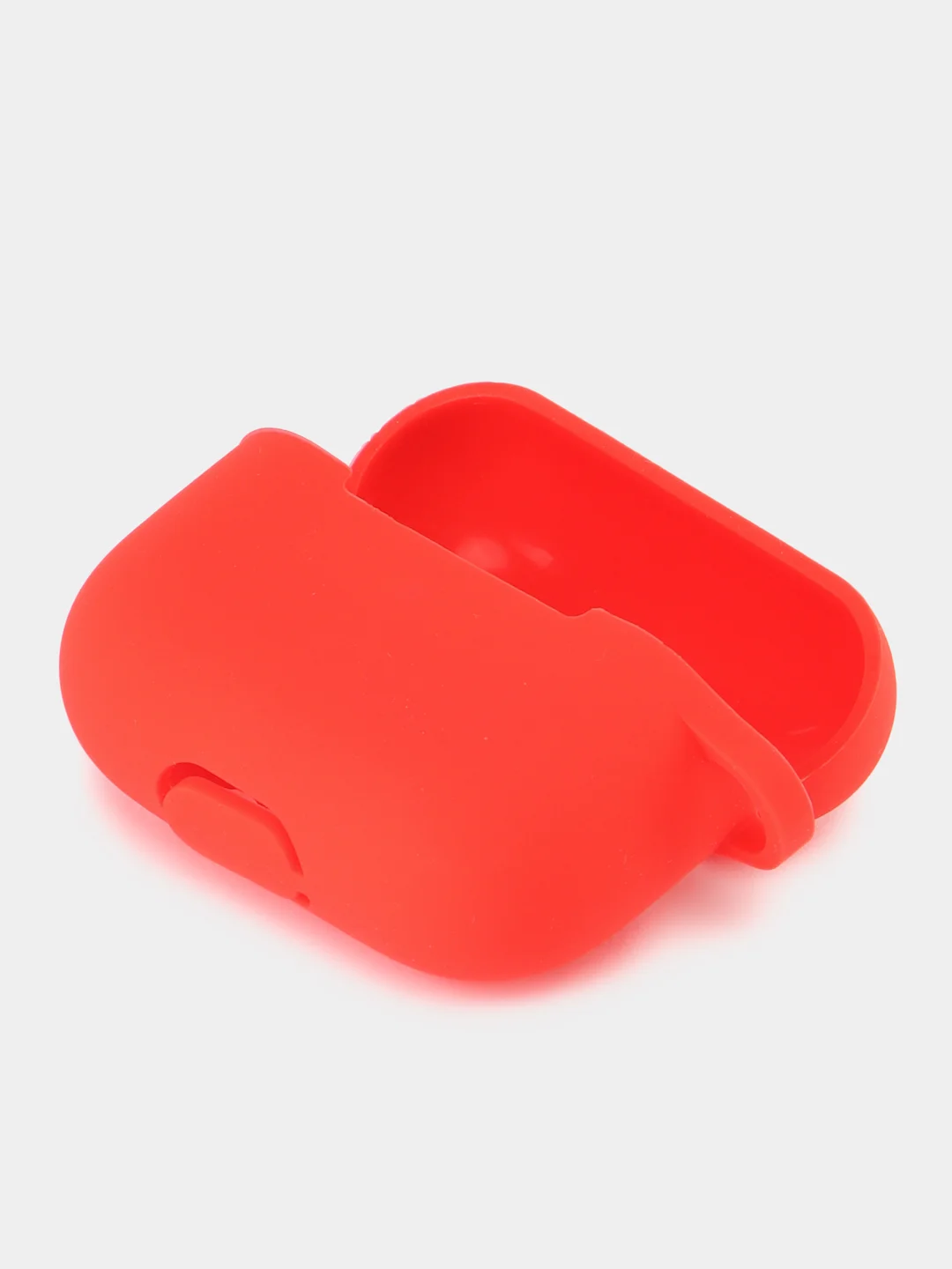 Красный силиконовый чехол для Apple Airpods Pro, с карабином и ремешком для наушников