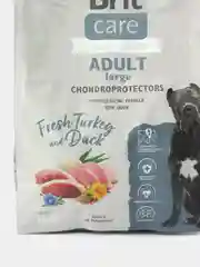 BRIT CARE, Сухой корм с инд. и уткой "Dog Adult Large Chondroprotectors", 3 кг